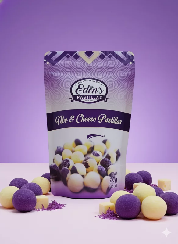Eden's Pastillas Ube Cheese