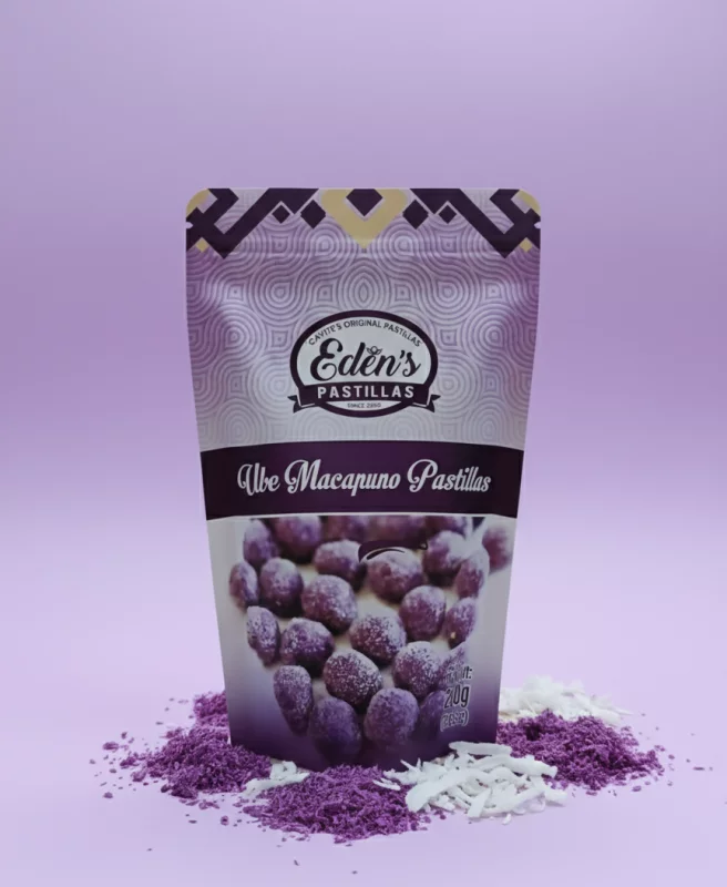 Eden's Pastillas Ube Macapuno