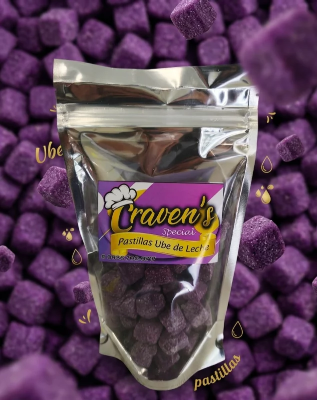 Pastillas Ube de Leche (Craven's)