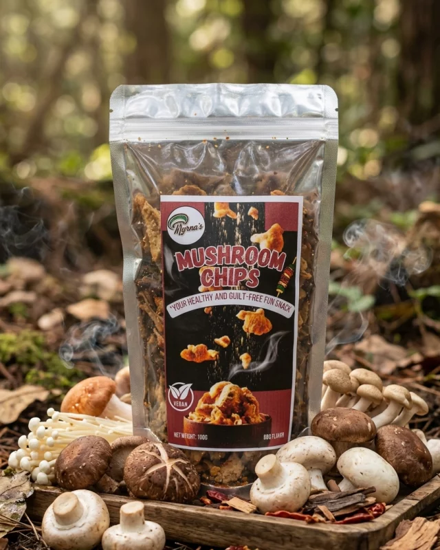 Myrna's Mushroom Chips - BBQ
