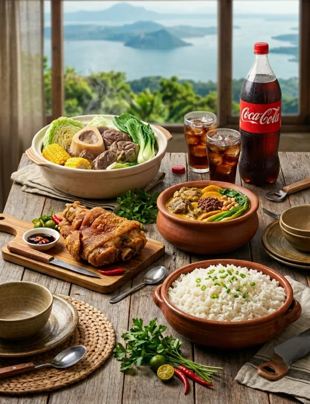 BF 3: Pata, Beef Kare Kare, Coke, Rice