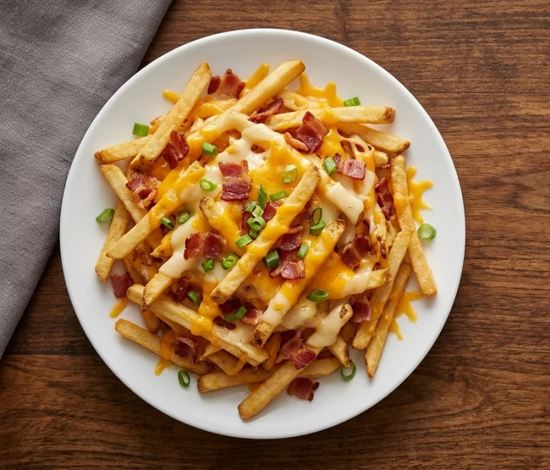 Cheesy Bacon Double Fries