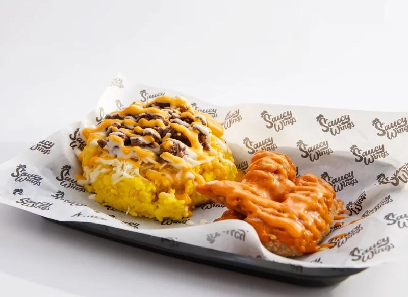 2 Wings Shawarma Rice Ala cart