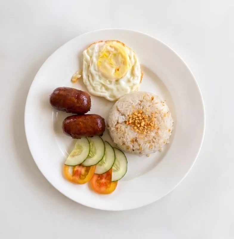 2pcs Regular Long Silog w/ Rice