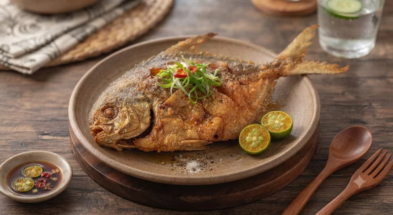 Fried Pompano